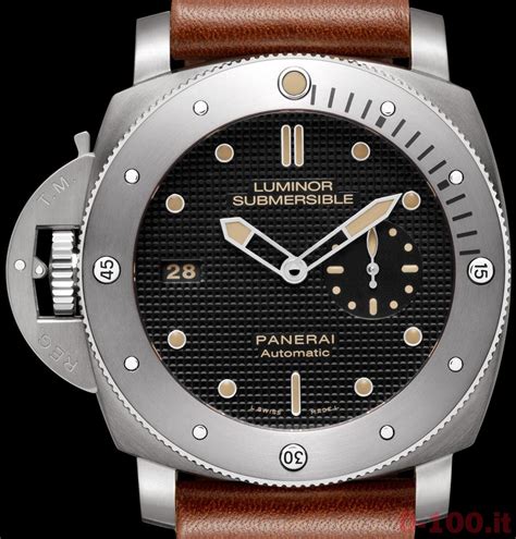 panerai luminor submersible 1950 left-handed|officine panerai luminor submersible.